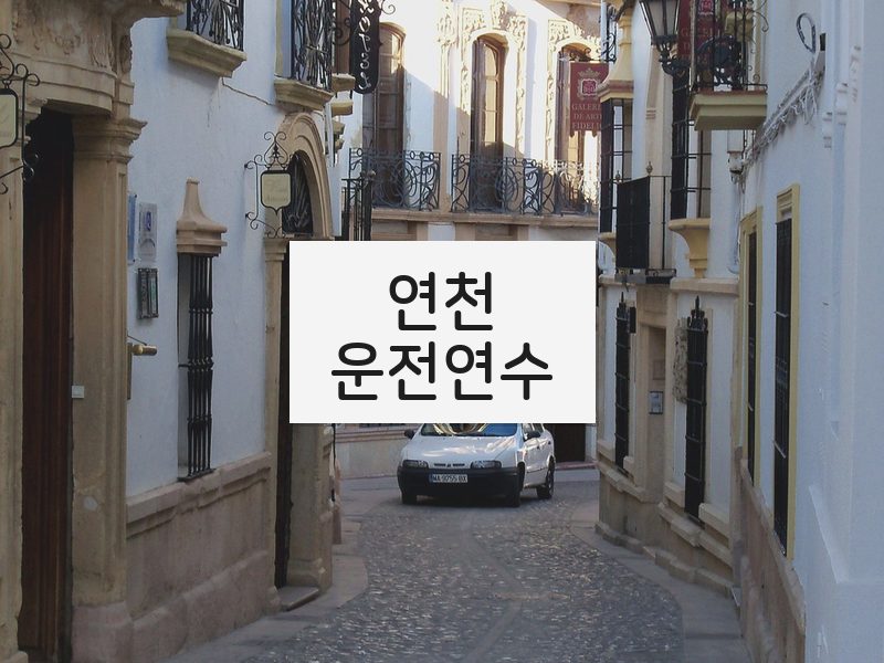 연천운전연수 후기