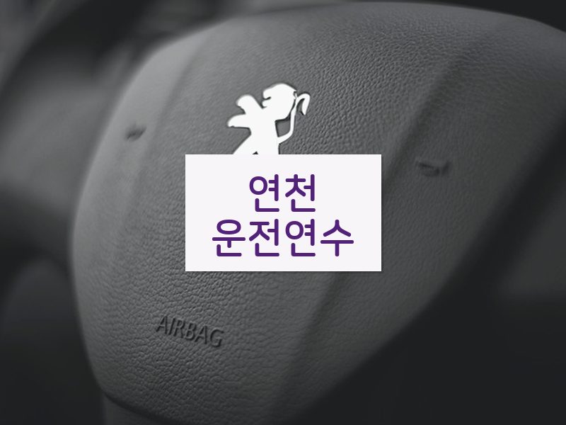 연천운전연수 후기
