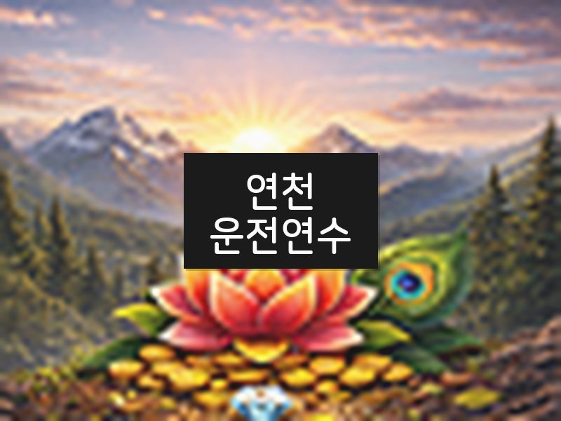 연천운전연수 후기