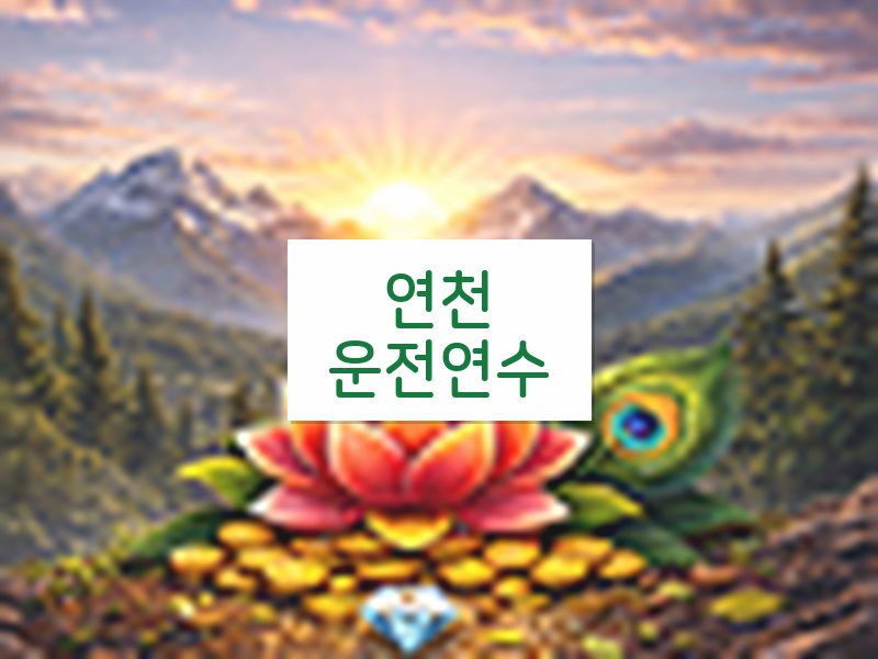연천운전연수 후기