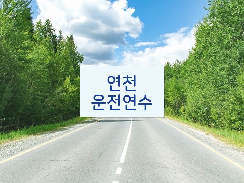 연천운전연수 후기