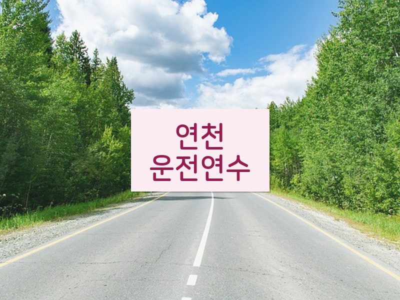 연천운전연수 후기