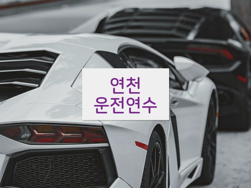 연천운전연수 후기