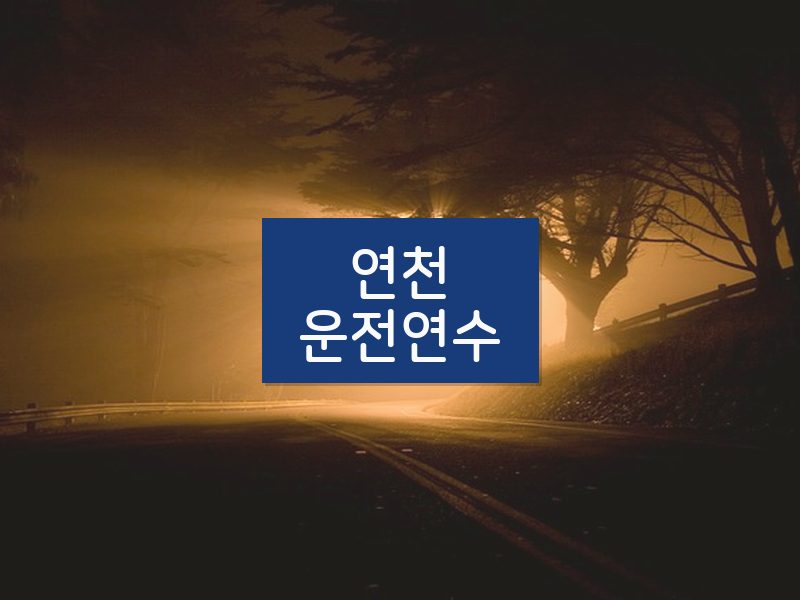 연천운전연수 후기