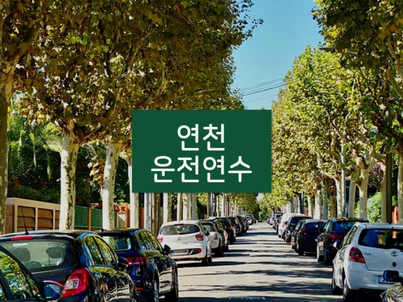 연천운전연수 후기