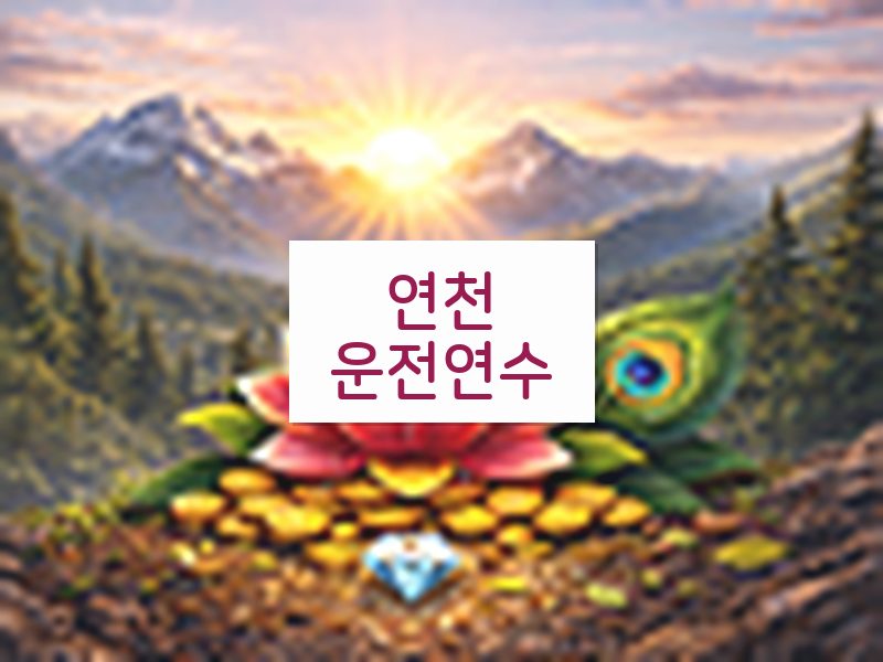 연천운전연수 후기