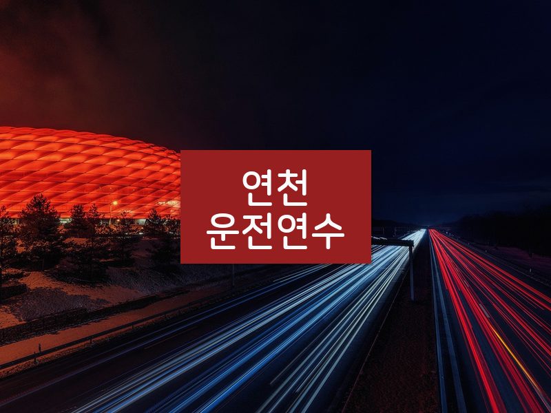 연천운전연수 후기