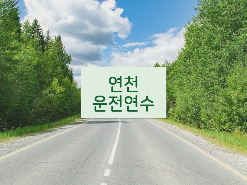 연천운전연수 후기