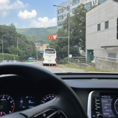 악천황 운전은 힘들어요