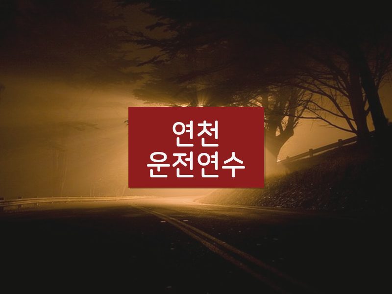 연천운전연수 후기