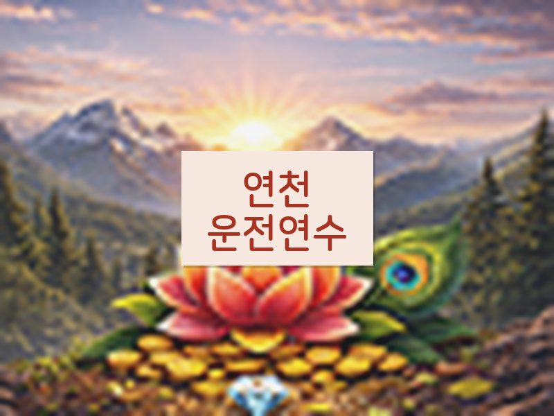 연천운전연수 후기